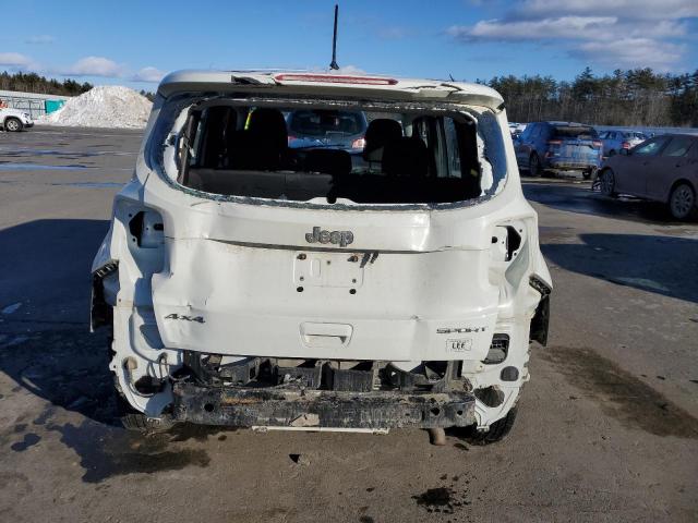 ZACNJBAB1KPK89012 - 2019 JEEP RENEGADE SPORT WHITE photo 6