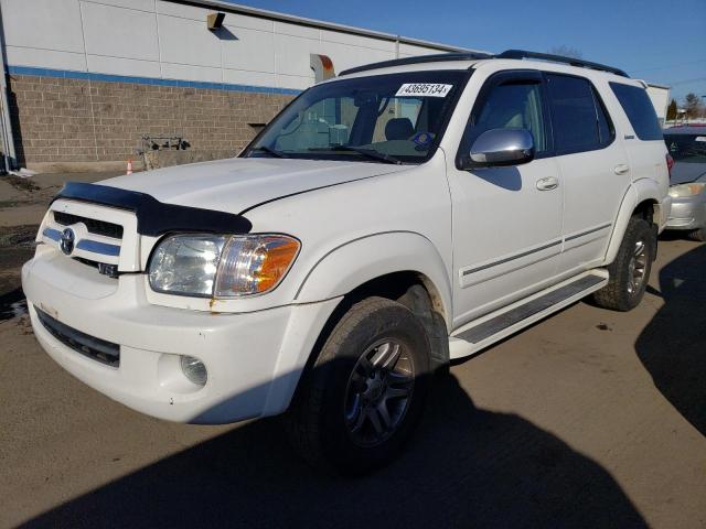 5TDBT48A67S282138 - 2007 TOYOTA SEQUOIA LIMITED WHITE photo 1