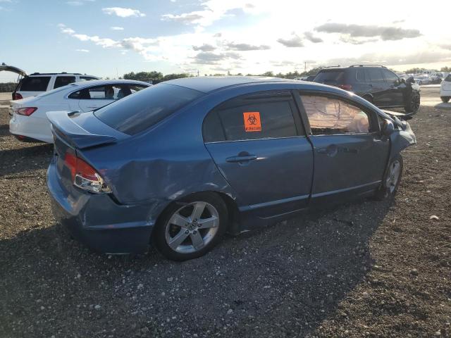 1HGFA16857L040238 - 2007 HONDA CIVIC EX BLUE photo 3