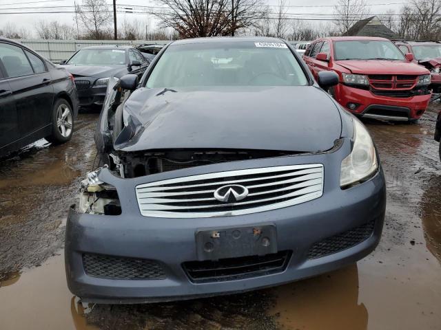 JNKBV61F78M267297 - 2008 INFINITI G35 GRAY photo 5