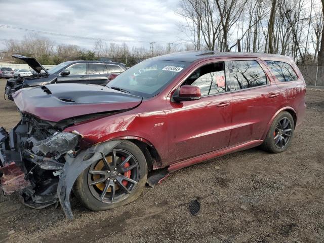 1C4SDJGJXJC498287 - 2018 DODGE DURANGO SRT BURGUNDY photo 1