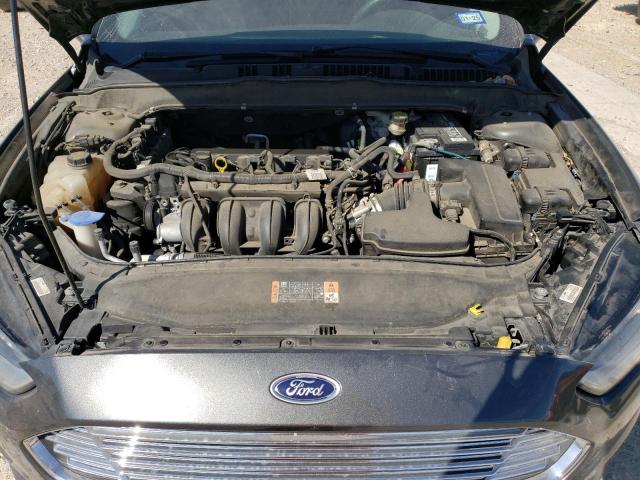 3FA6P0H76GR343399 - 2016 FORD FUSION SE GRAY photo 11