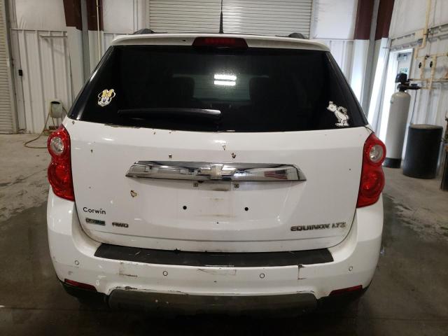 2GNFLGEK0C6253293 - 2012 CHEVROLET EQUINOX LTZ WHITE photo 6