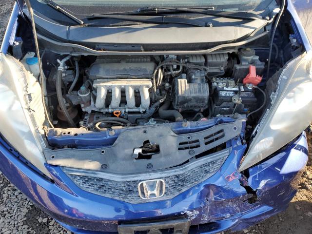 JHMGE8H24AS023726 - 2010 HONDA FIT BLUE photo 11