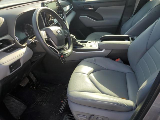 5TDGZRAH4NS108719 - 2022 TOYOTA HIGHLANDER XLE SILVER photo 7