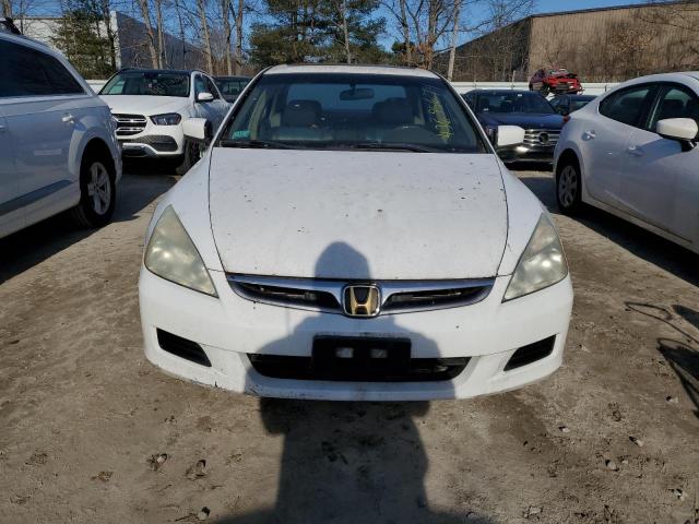 1HGCM66837A001652 - 2007 HONDA ACCORD EX WHITE photo 5