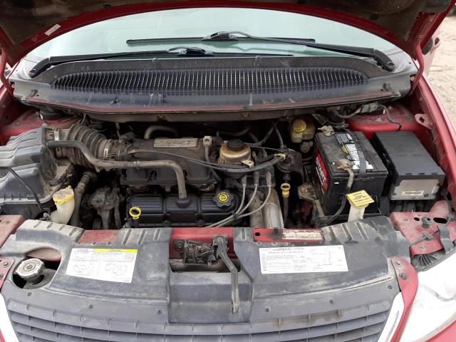 2C4GP54L84R591590 - 2004 CHRYSLER TOWN & COU TOURING წითელი ფოტო 12