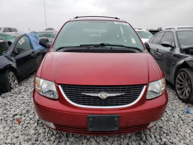 2C4GP54L84R591590 - 2004 CHRYSLER TOWN & COU TOURING წითელი ფოტო 5