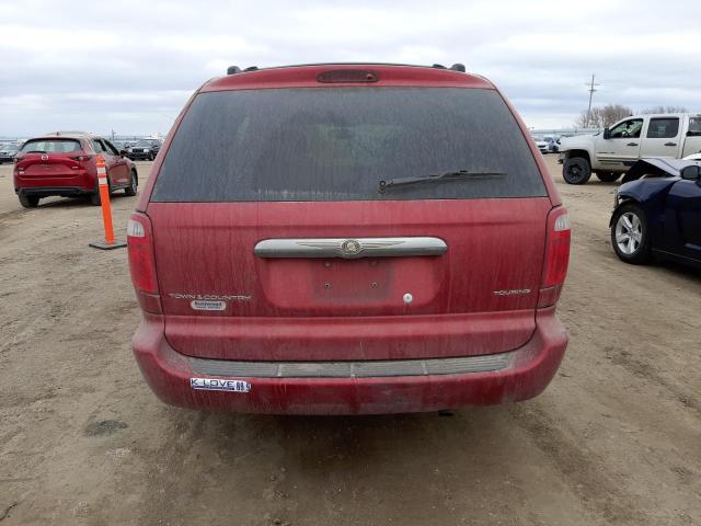 2C4GP54L84R591590 - 2004 CHRYSLER TOWN & COU TOURING წითელი ფოტო 6
