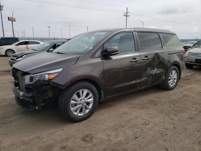 KNDMB5C17G6193090 - 2016 KIA SEDONA LX BROWN photo 1