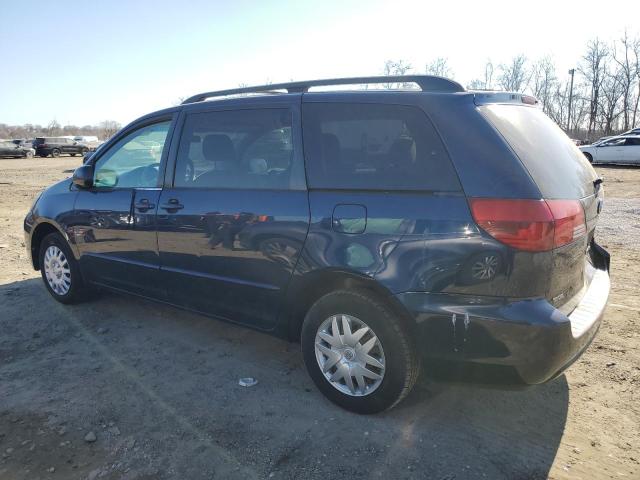 5TDZA23C55S223855 - 2005 TOYOTA SIENNA CE BLUE photo 2