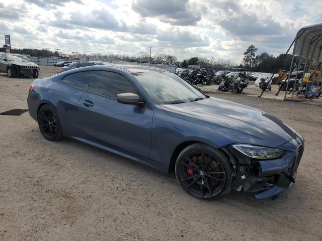 WBA13AR09MCF92779 - 2021 BMW M440XI BLUE photo 4