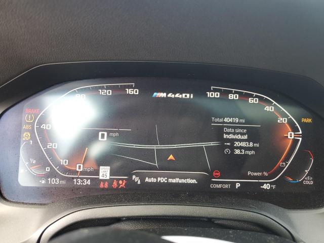 WBA13AR09MCF92779 - 2021 BMW M440XI BLUE photo 9