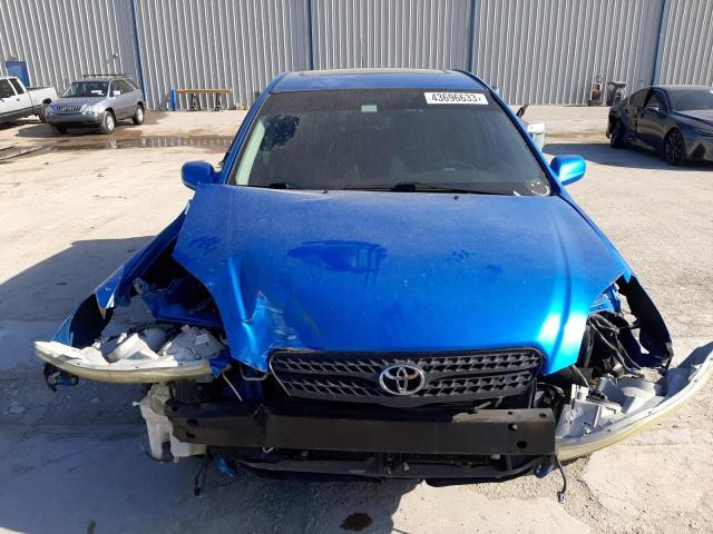 2T1KR30E17C636695 - 2007 TOYOTA COROLLA MA XR BLUE photo 5