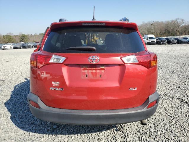 JTMWFREV9EJ021111 - 2014 TOYOTA RAV4 XLE RED photo 6