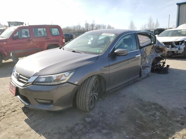 1HGCR2F56EA161103 - 2014 HONDA ACCORD SPORT GRAY photo 1