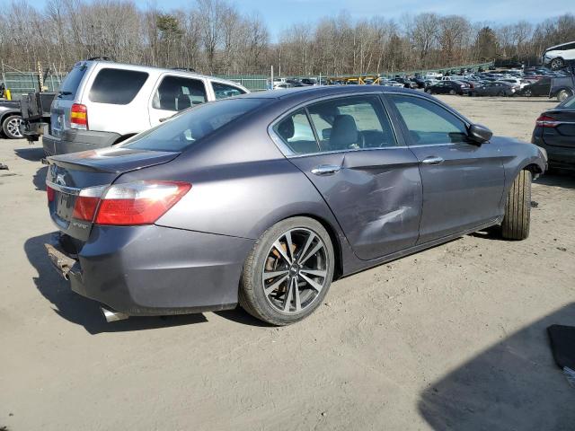 1HGCR2F56EA161103 - 2014 HONDA ACCORD SPORT GRAY photo 3