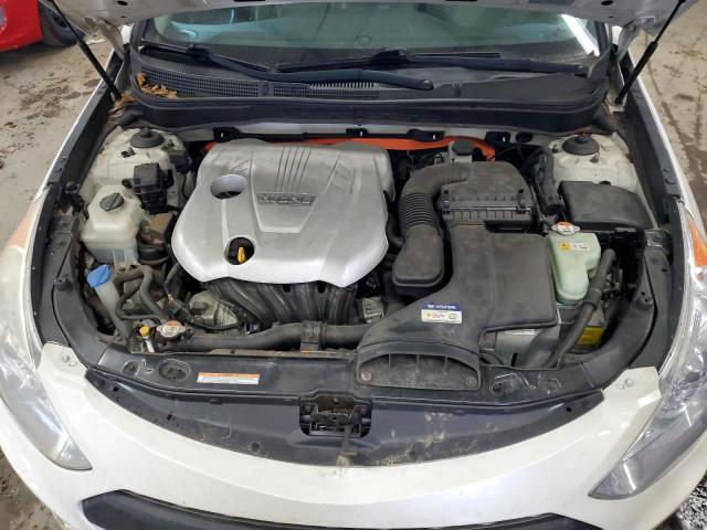 KMHEC4A4XDA085690 - 2013 HYUNDAI SONATA HYBRID WHITE photo 11