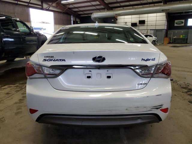 KMHEC4A4XDA085690 - 2013 HYUNDAI SONATA HYBRID WHITE photo 6