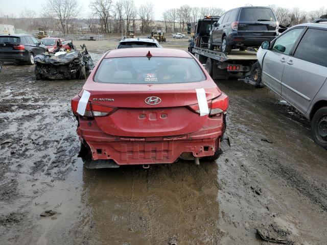 KMHDH4AE4GU525637 - 2016 HYUNDAI ELANTRA SE BURGUNDY photo 6