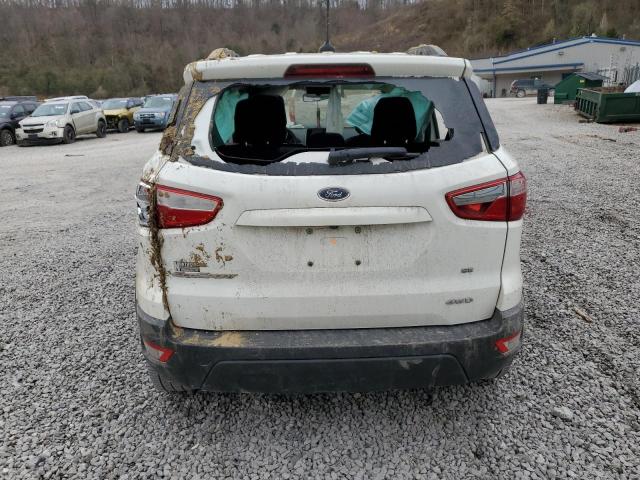 MAJ6P1ULXJC210529 - 2018 FORD ECOSPORT SE Biały zdjęcie 6