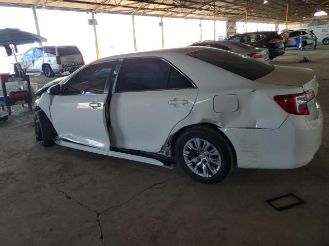 4T4BF1FK6ER362194 - 2014 TOYOTA CAMRY L WHITE photo 2