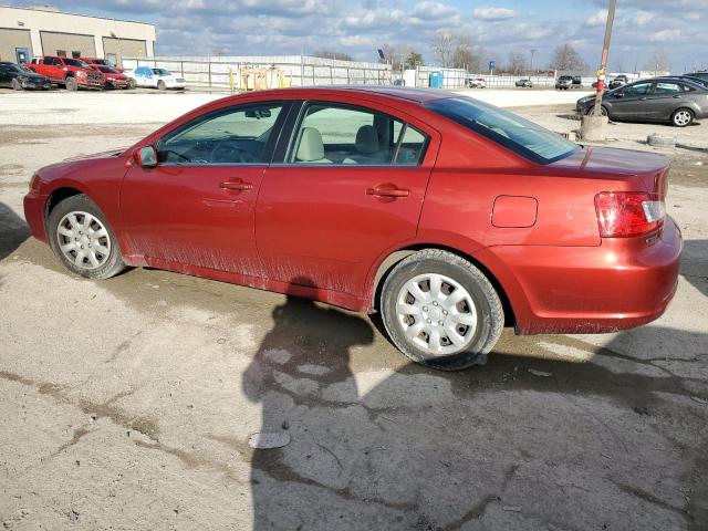 4A32B3FF5CE010267 - 2012 MITSUBISHI GALANT ES RED photo 2