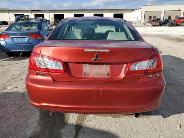 4A32B3FF5CE010267 - 2012 MITSUBISHI GALANT ES RED photo 6