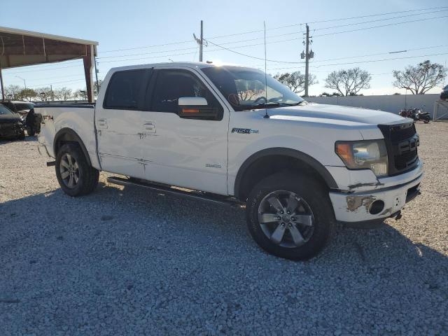 1FTFW1ET6BFD08517 - 2011 FORD F150 SUPERCREW WHITE photo 4