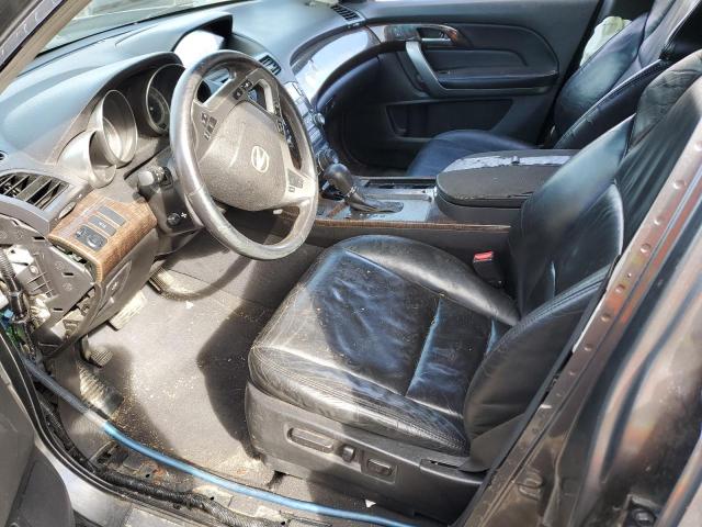 2HNYD2H30CH547524 - 2012 ACURA MDX TECHNOLOGY GRAY photo 7