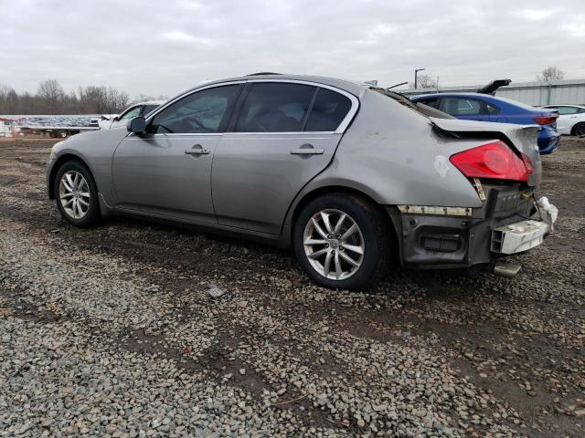 JNKBV61F28M266283 - 2008 INFINITI G35 GRAY photo 2