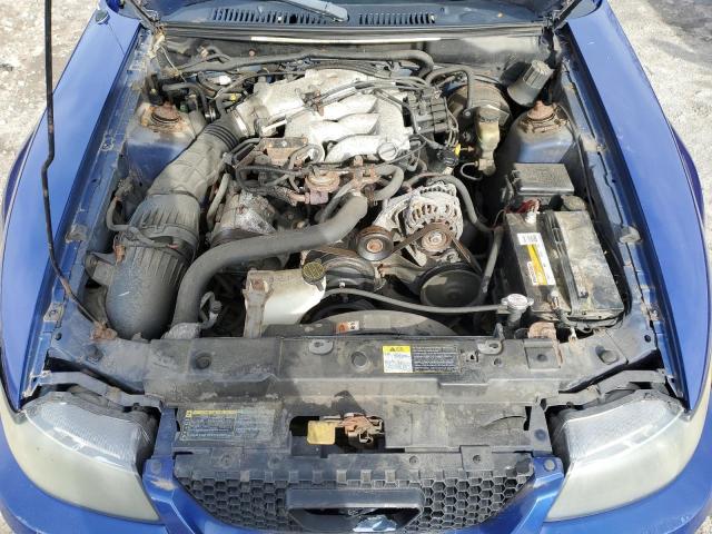 1FAFP40403F369772 - 2003 FORD MUSTANG BLUE photo 11