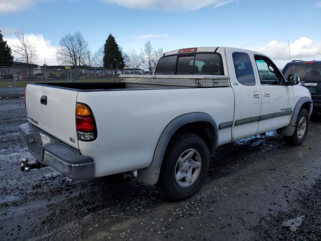 5TBRT3414YS117925 - 2000 TOYOTA TUNDRA ACCESS CAB WHITE photo 3