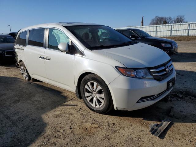 5FNRL5H66FB034992 - 2015 HONDA ODYSSEY EXL WHITE photo 4