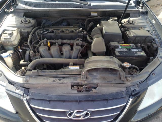 5NPET46C39H412628 - 2009 HYUNDAI SONATA GLS BLACK photo 11