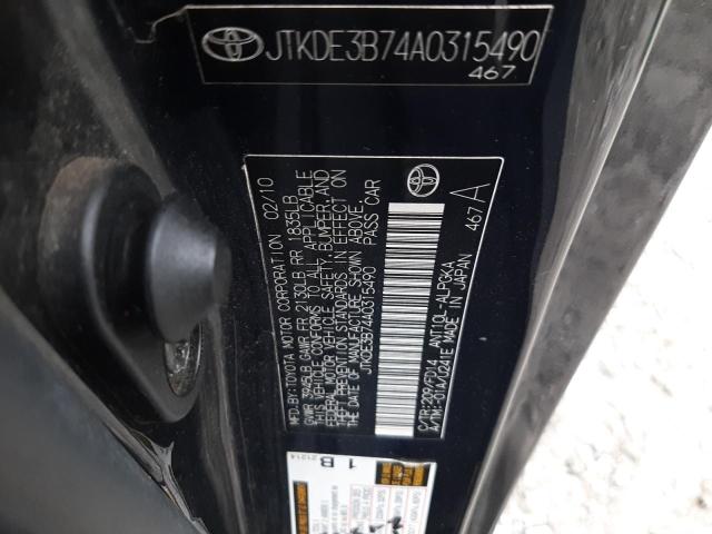 JTKDE3B74A0315490 - 2010 TOYOTA SCION TC 黑色 照片 12