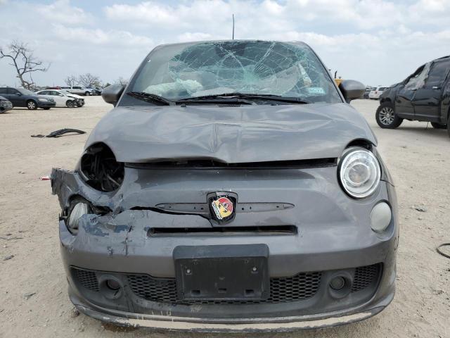 3C3CFFFH1DT748040 - 2013 FIAT 500 ABARTH GRAY photo 5