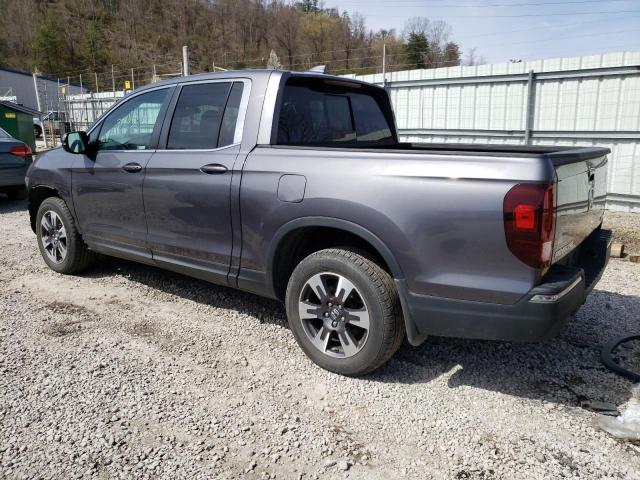 5FPYK3F57KB042081 - 2019 HONDA RIDGELINE RTL GRAY photo 2