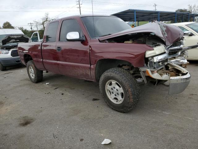 2GCEC19T0Y1264206 - 2000 CHEVROLET SILVERADO C1500 BURGUNDY photo 4