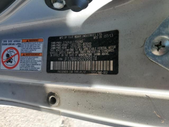 JF1ZNAA1602733174 - 2013 TOYOTA SCION FR-S SILVER photo 13