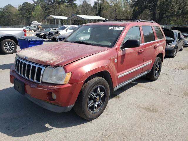 1J4HR58246C278459 - 2006 JEEP GRAND CHER RED photo 1