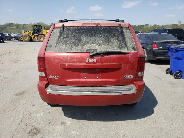 1J4HR58246C278459 - 2006 JEEP GRAND CHER RED photo 6