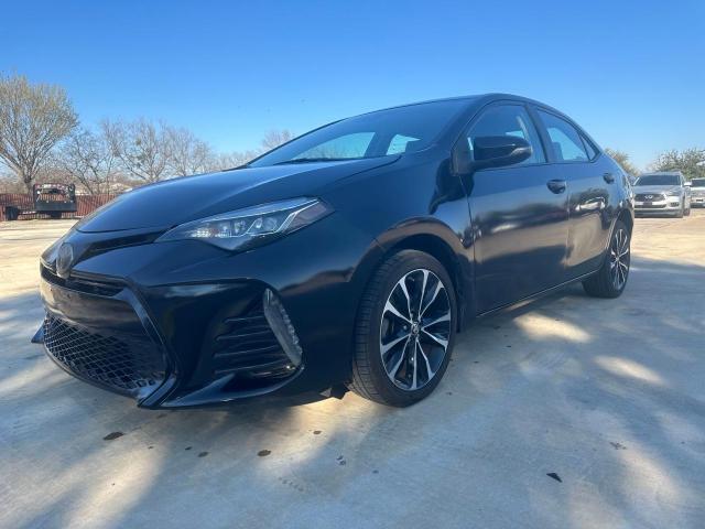 5YFBURHE3KP887247 - 2019 TOYOTA COROLLA L BLACK photo 2