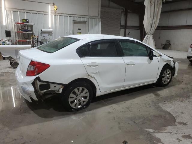 19XFB2F56CE063781 - 2012 HONDA CIVIC LX WHITE photo 3