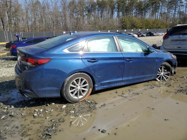 5NPE24AF2KH789655 - 2019 HYUNDAI SONATA SE BLUE photo 3