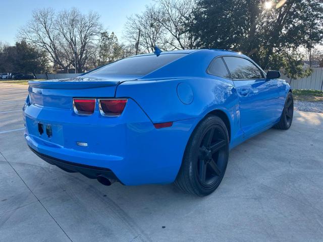 2G1FK1EJ5C9209927 - 2012 CHEVROLET CAMARO 2SS BLUE photo 4