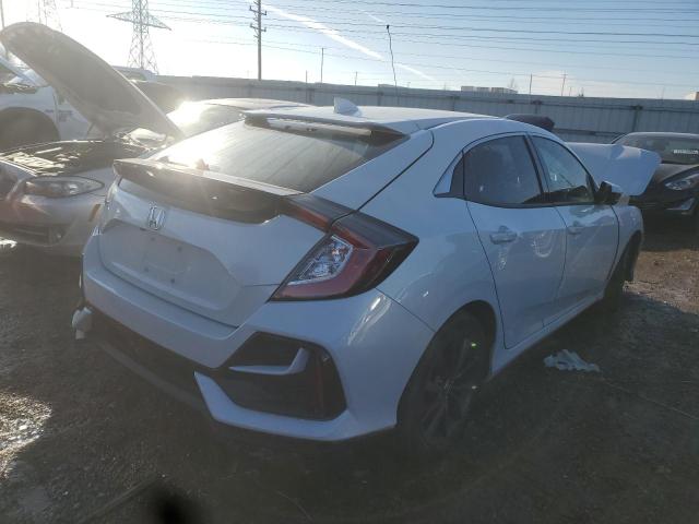 SHHFK7H8XLU218443 - 2020 HONDA CIVIC EXL WHITE photo 3