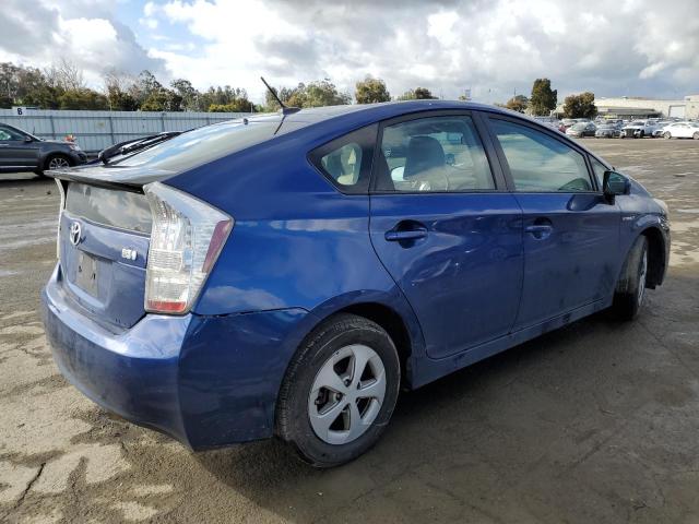 JTDKN3DU7A0157910 - 2010 TOYOTA PRIUS BLUE photo 3