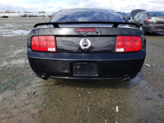 1ZVHT82H465196979 - 2006 FORD MUSTANG GT BLACK photo 6