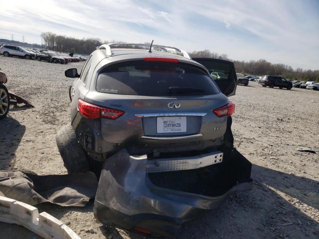 JN8CS1MU9DM142442 - 2013 INFINITI FX37 GRAY photo 6